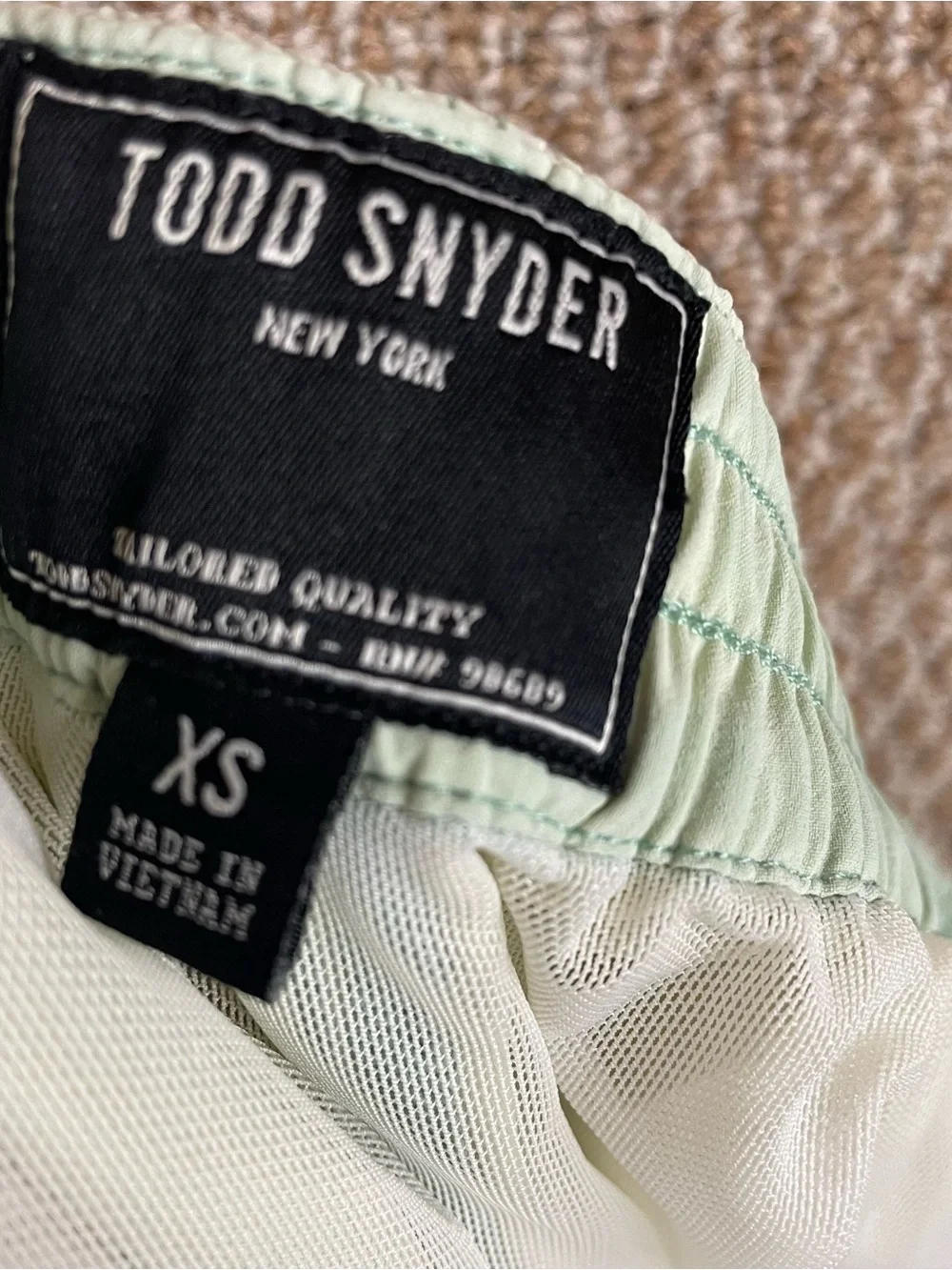 Todd Snyder Swim Trunks Shorts Mens 30x5 Mesh Lined Casual Beach Resort F392